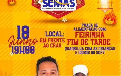 Vem aí o Arraiá do Semas em Campos Belos: Uma Festa para Toda a Família!