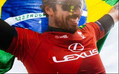 Yago Dora é campeão em Trestles, palco do surfe em Los Angeles 2028